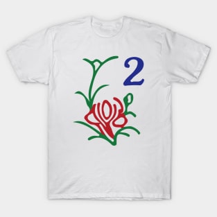 Season Flower Xia 2 Summer 蘭 Tile. It's Mahjong Time! T-Shirt